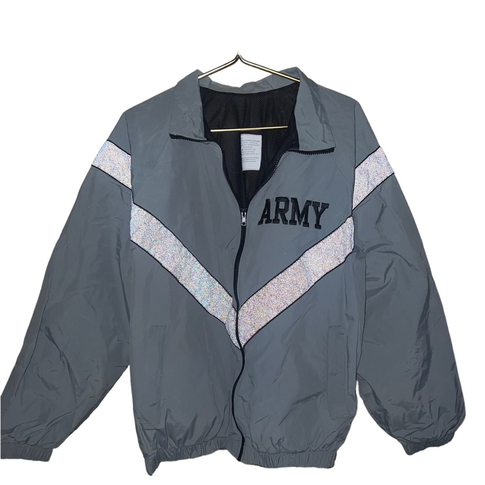 Authentic Vintage US Army IPFU ACU Physical Fitness Uniform size Large Jacket - Picture 1 of 6
